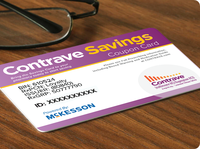 CONTRAVE® Savings & Support CONTRAVE (naltrexone HCI/bupropion HCI)